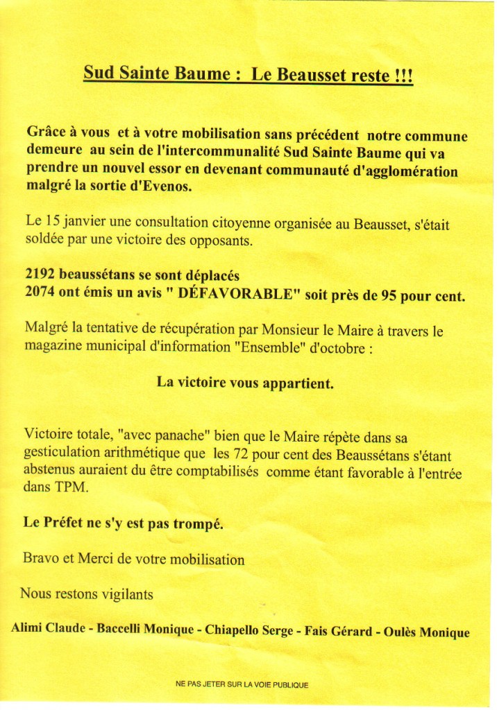 Quand « Intercommunalité » rime avec « opportunité » !